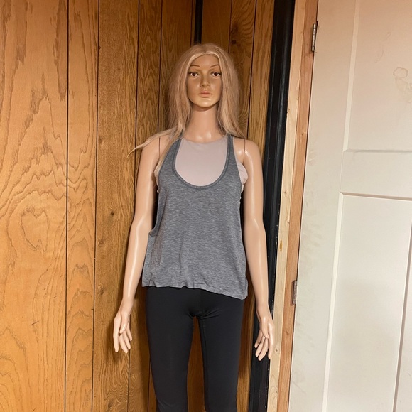 Lululemon" Grey Tank W Back Cut Out - Picture 12 of 16